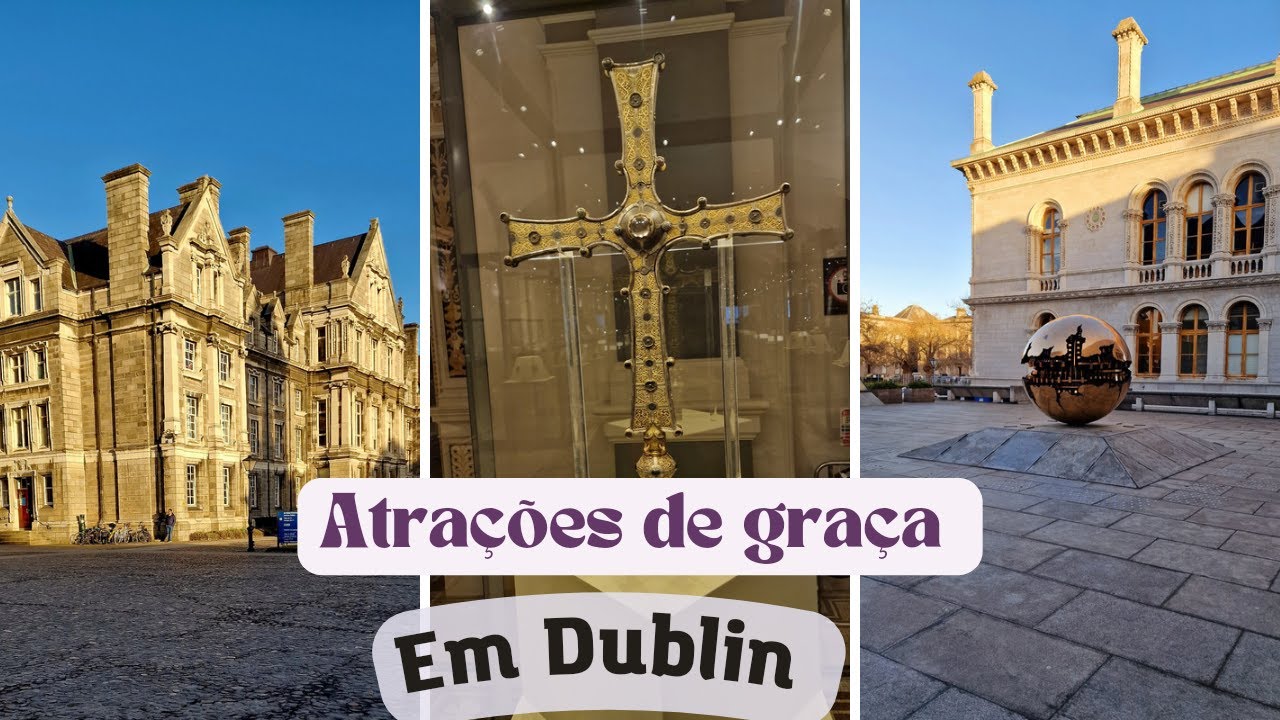 O QUE FAZER DE GRAÇA EM DUBLIN - TRINITY COLLEGE E MUSEU DE ARQUEOLOGIA