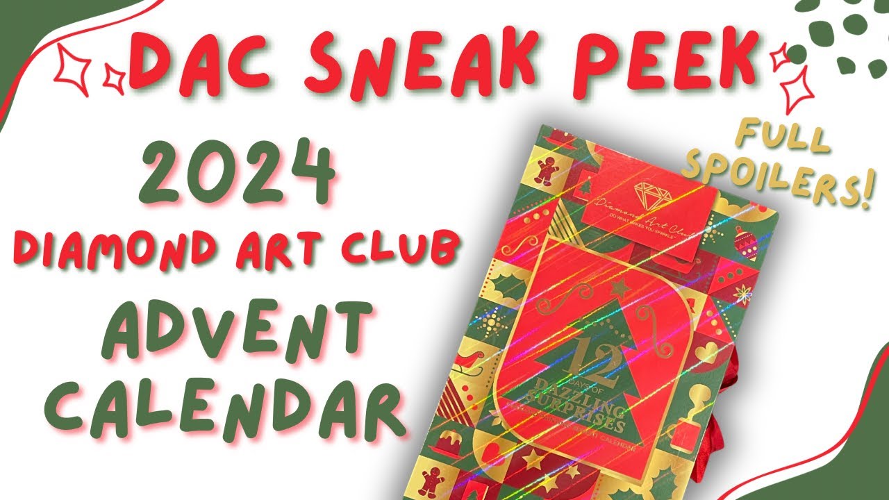 Предварительный обзор Адвент-календаря Diamond Art Club 2024. ВНИМАНИЕ, СПОЙЛЕРЫ!