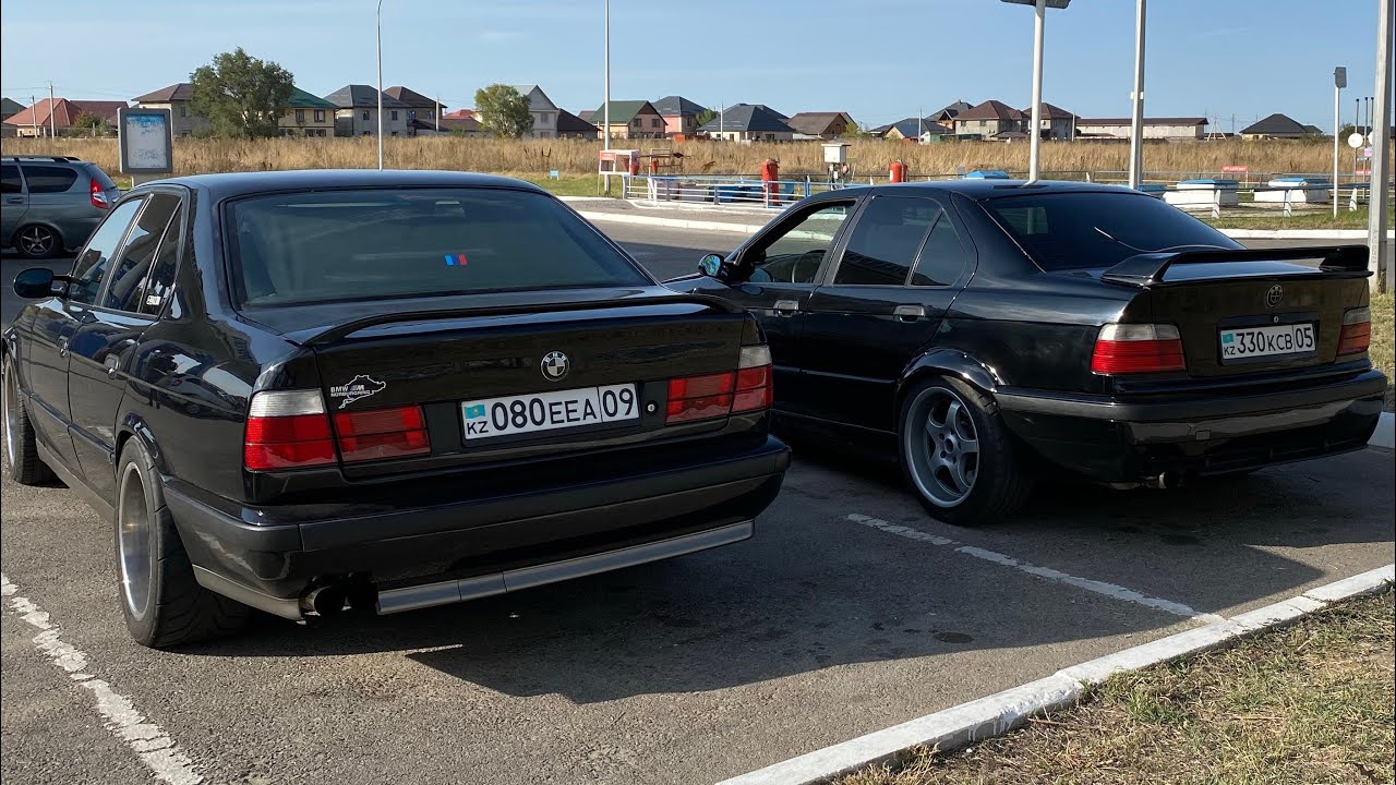 Гонка BMW E34 540 vs BMW E36 2.9 turbo