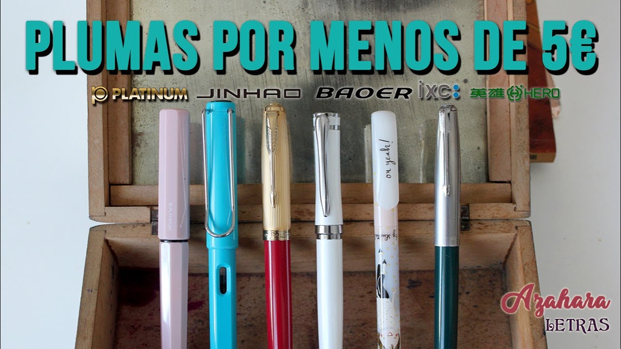 🖋️💰 ⬇️ Plumas Estilográficas Baratas (Menos 5€)