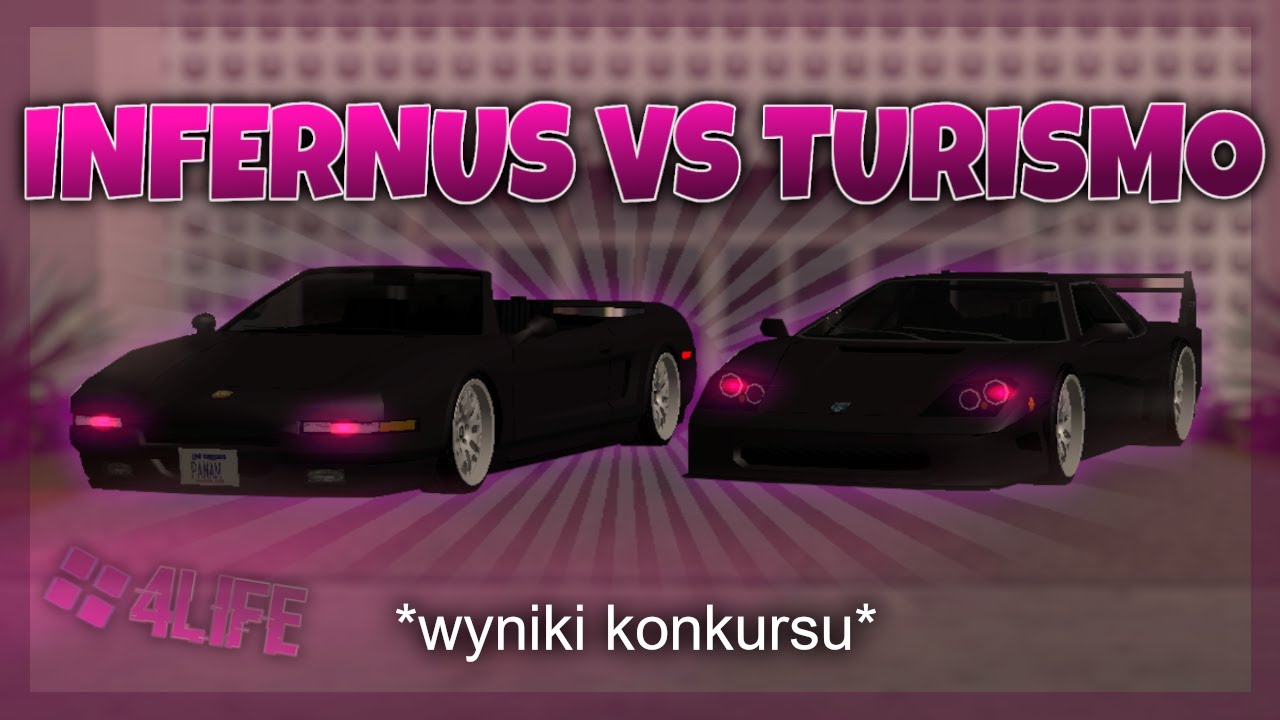 MTA:SA | 4LIFE | TEST - TURISMO 2.2 FT z NITRO vs INFERNUS 2.2 FT z NITRO | +WYNIKI KONKURSU