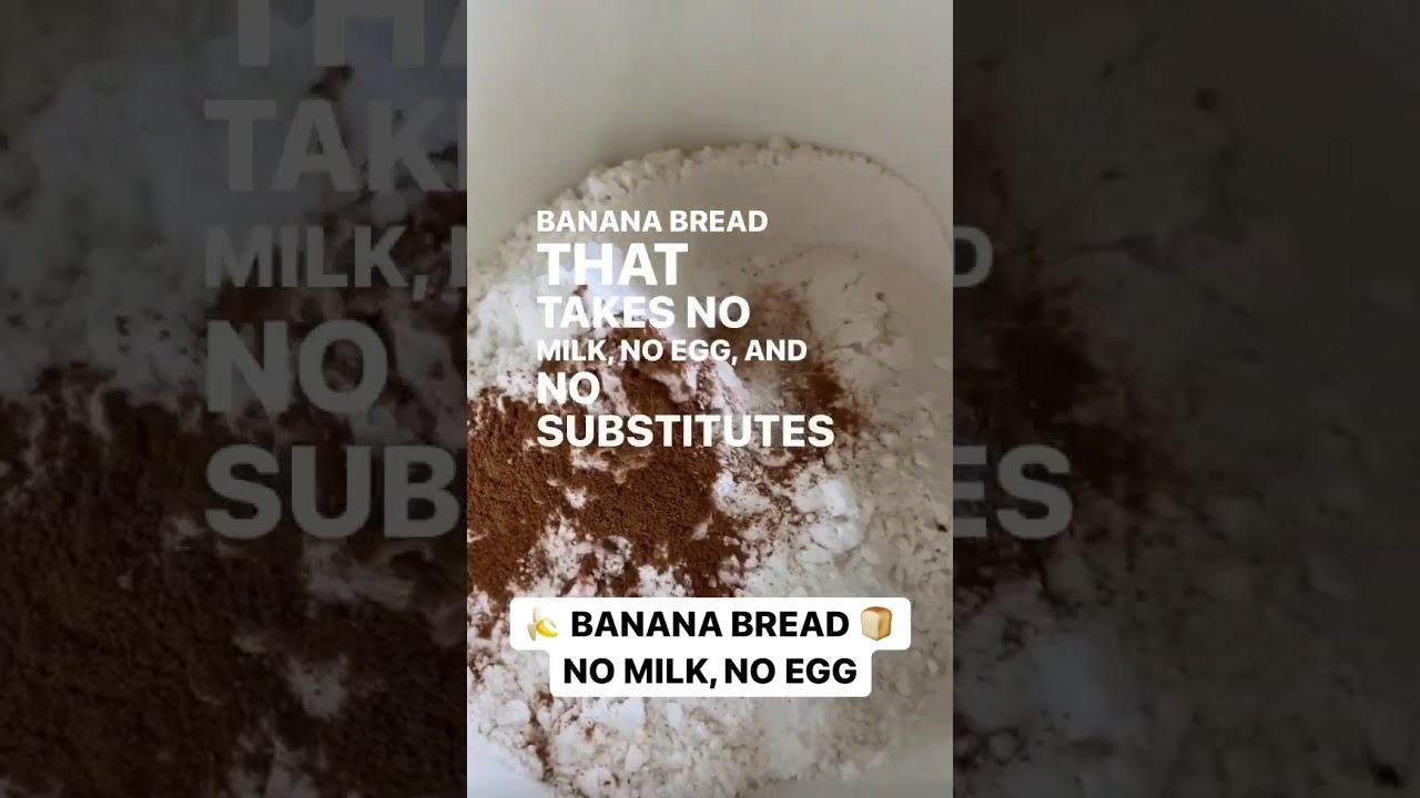 BEST Banana Bread With No Egg Or Milk - Milk Allergy Mom Recipe