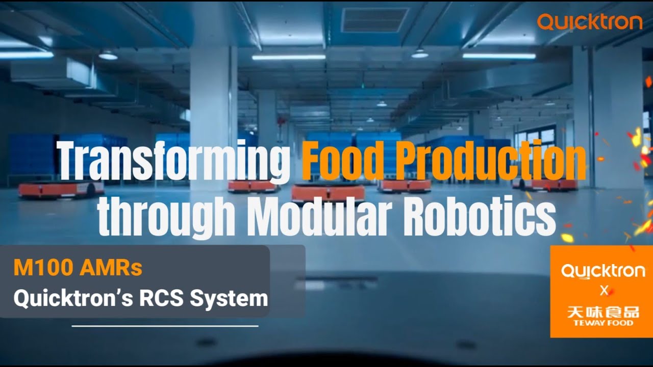 Case Study: Food Production through Quicktron's Modular Robotics- Our robotic innovation is endless