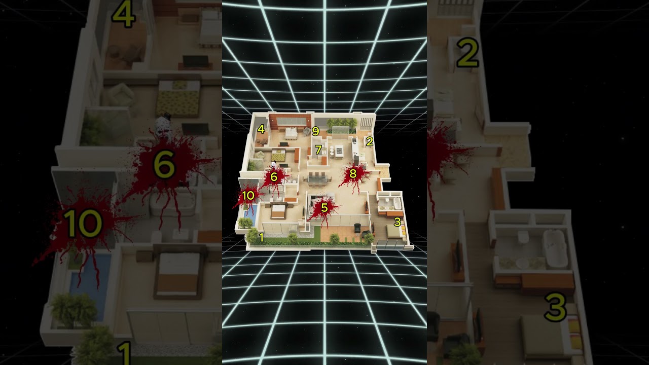 &iexcl;Elige r&aacute;pidamente d&oacute;nde esconderte! #escondite #sobrevive #juego #esconditehorror #terrifier