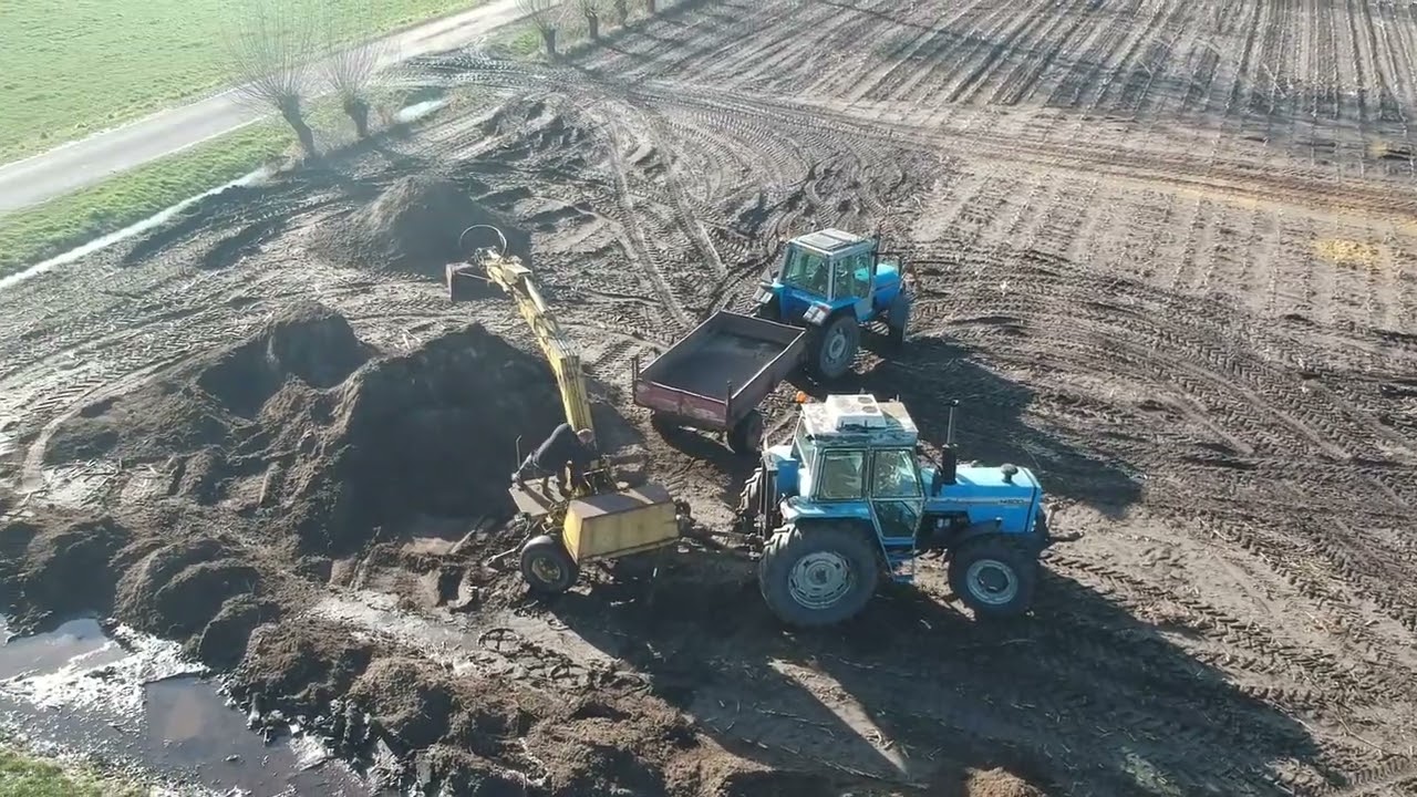 aan het kranen met de Ladini 14500
