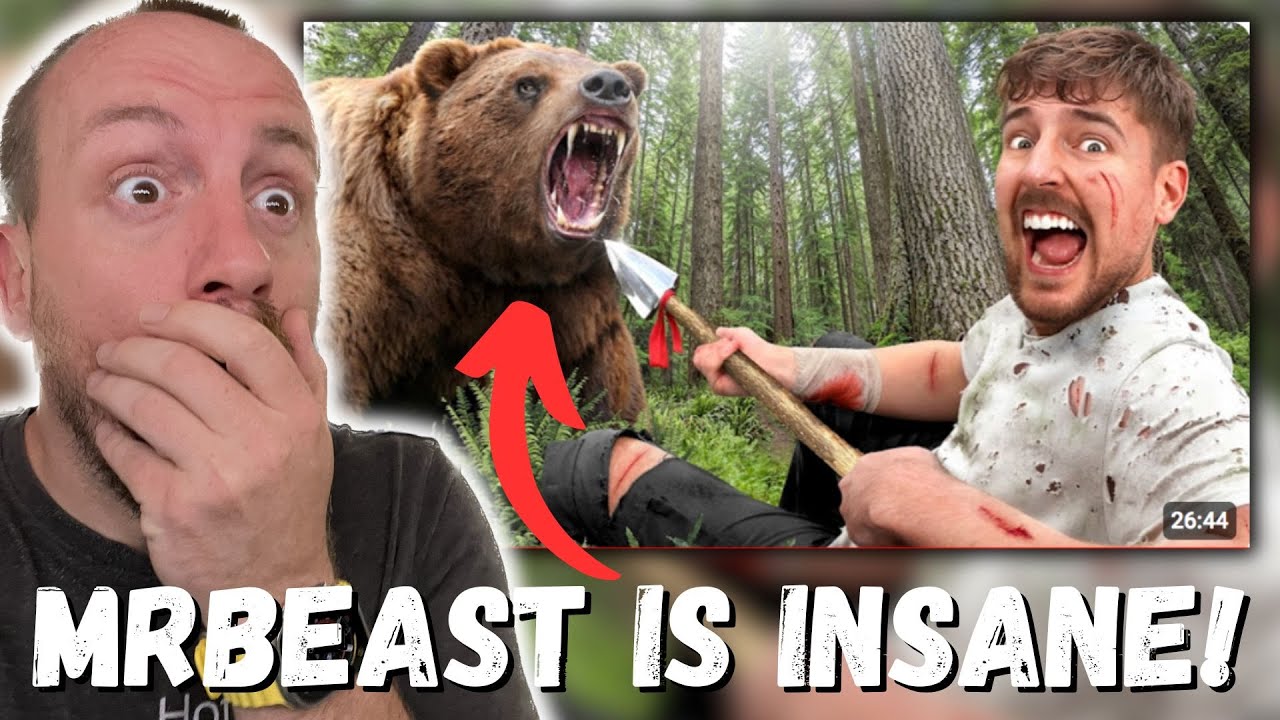 MRBEAST IS INSANE! MrBeast $10,000 Every Day You Survive In The Wilderness (FIRST REACTION!!!)