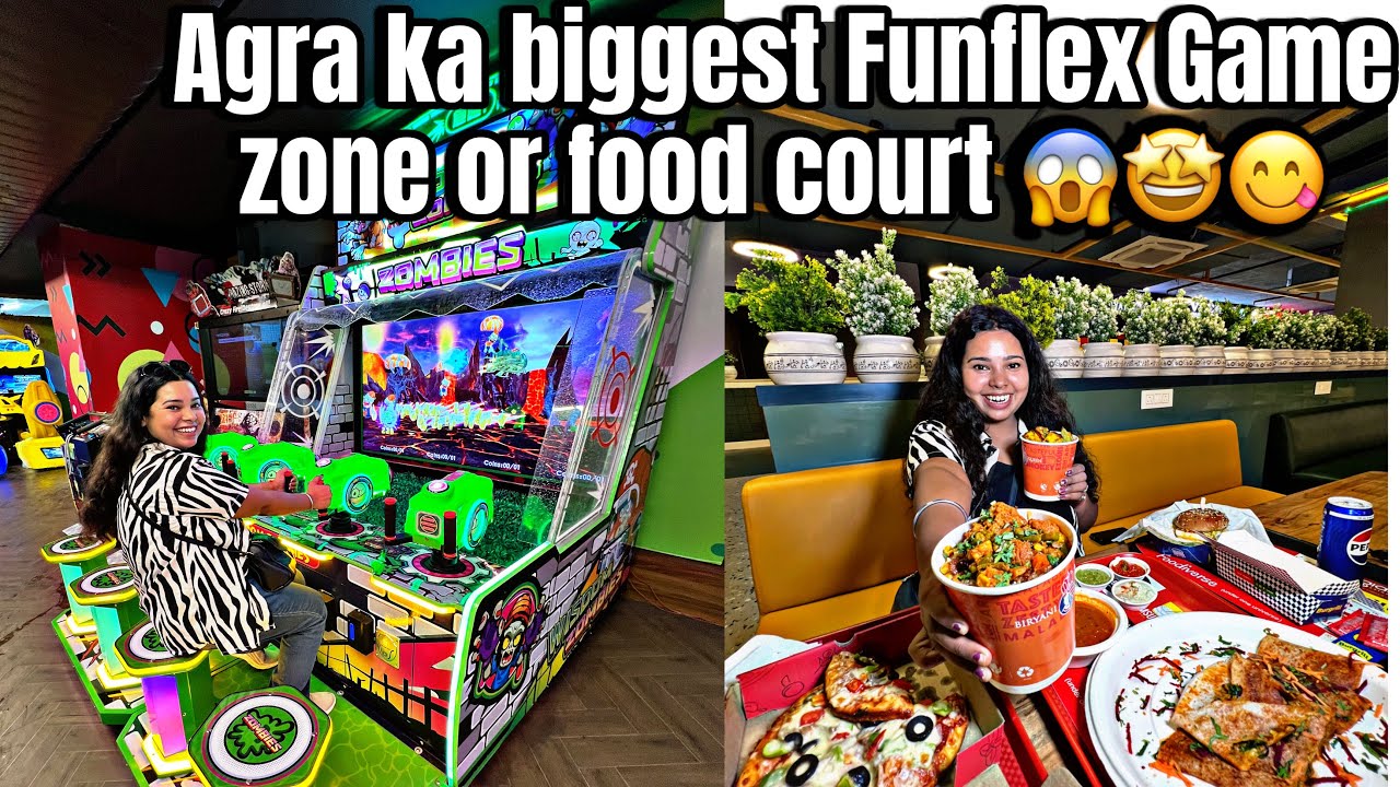 Agra’s biggest Funflex game zone 😱 only 1000rs me unlimited games 😍😱🎮