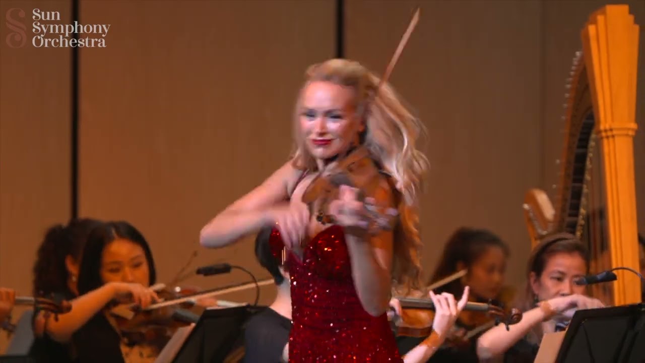 Caroline Campbell with the Sun Symphony Orchestra