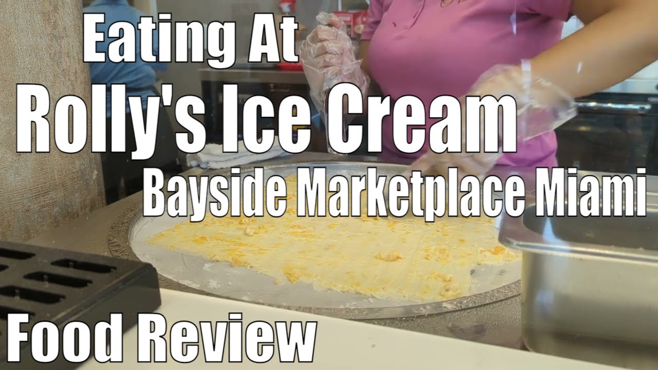 Mango Ice Cream | Rolly's Ice Cream | Bayside Marketplace | Miami | Ourthemeparklife