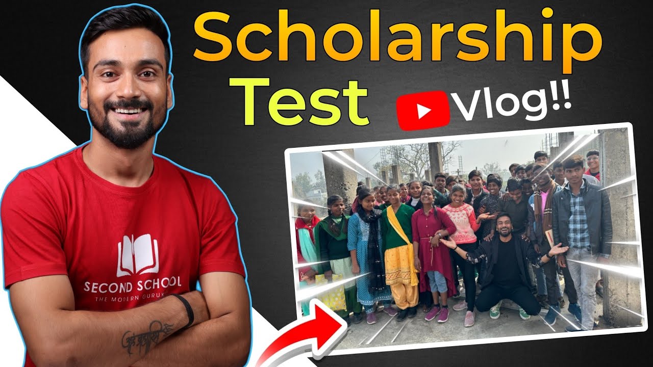 SCHOLARSHIP TEST Vlog| Second School| Jharkhand&rsquo;s Biggest Scholarship Test