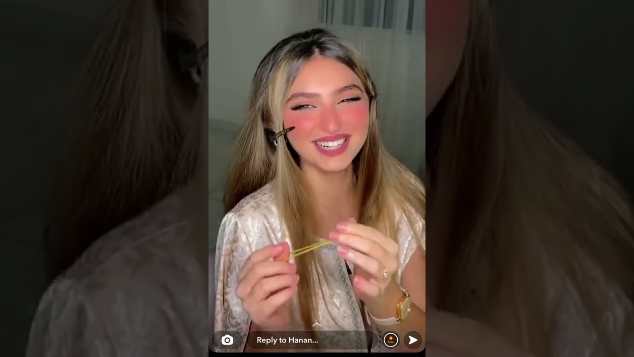 تتوريال تسريحة بونيتيل فخمة لمناسباتك تسوينها بالبيت بدون صالون 😍 | سناب حنان شرف