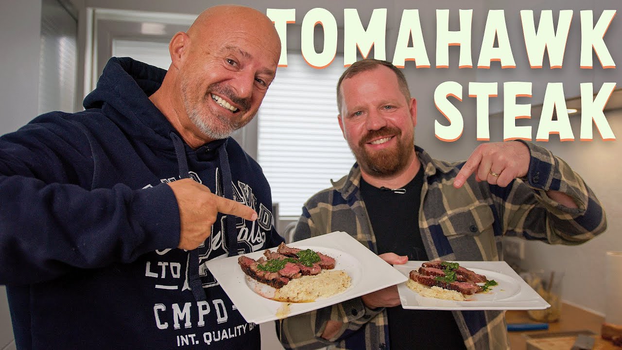 TOMAHAWK Steak aus dem Beefer 🥩 | Folge 8 | DEFFILICIOUS - Marco kocht mit Detlef