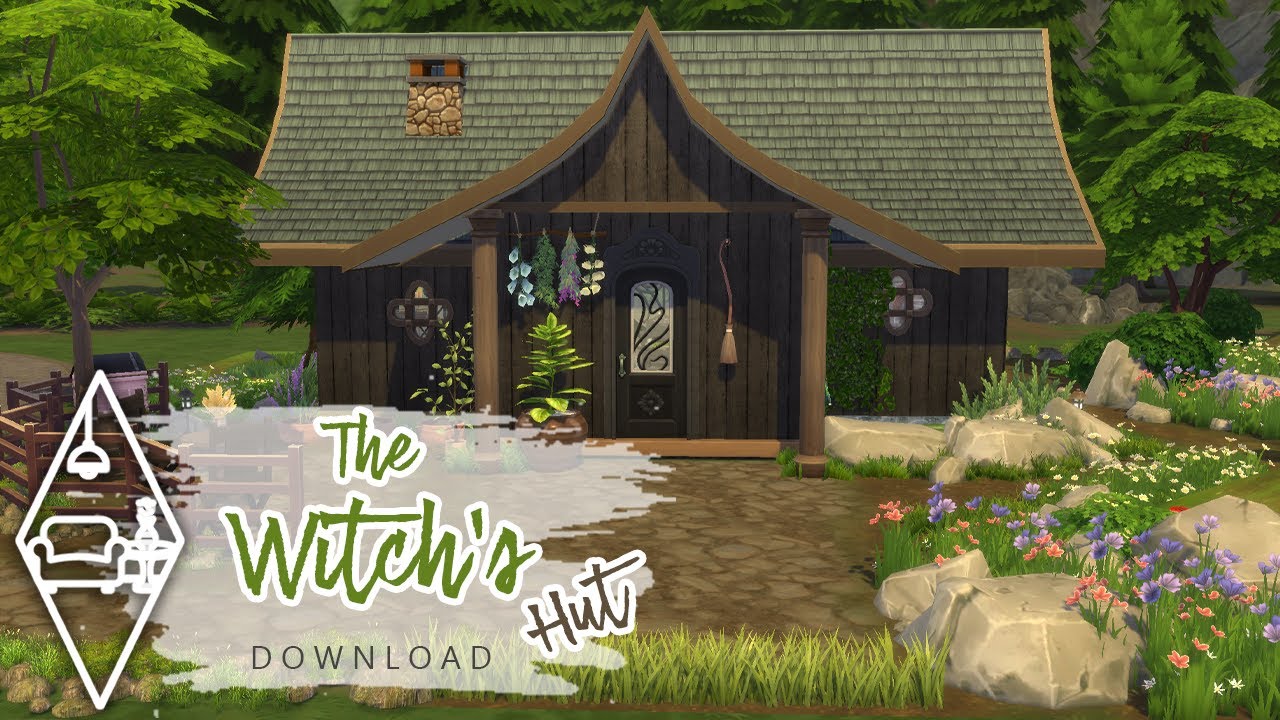 THE WITCH'S HUT | +CC | The Sims 4 | Stop Motion Build