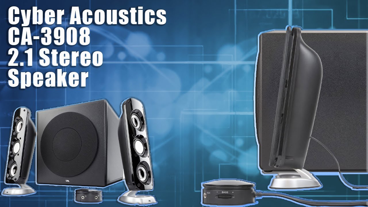 One Speaker NOT TO OVERLOOK: Cyber Acoustics CA-3908