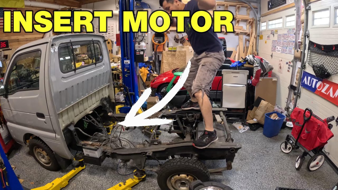 Bolting in the DOHC F6A Turbo motor into the Carry. FINALLY. - Suzuki Carryccino Build (Part 11)