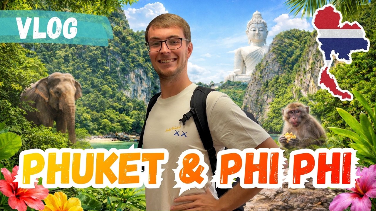 Naše cesta Thajskem začíná! 🇹🇭 Phuket & Phi Phi | VLOG 1. část