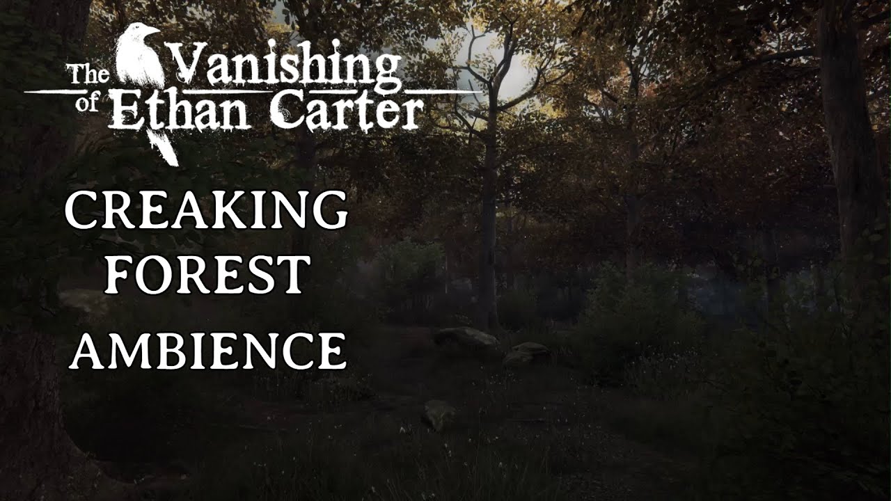 Groaning Forest | The Vanishing of Ethan Carter | Creaking Trees & Soft Wind Ambience | 8 Hours