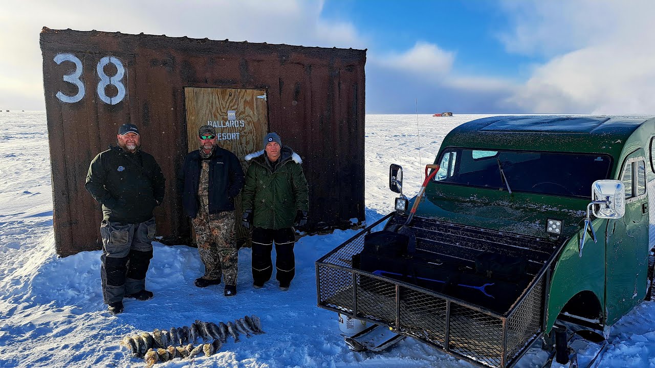 Ice Fishing Ballard's Resort Lake Of The Woods Baudette Minnesota February 2025