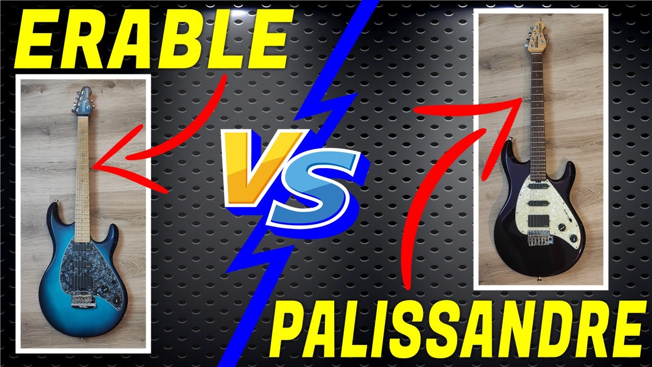 Ma NOUVELLE GUITARE - Comparatif TOUCHE Palissandre / Erable [TUTO / TEST MA GRATTE #7]