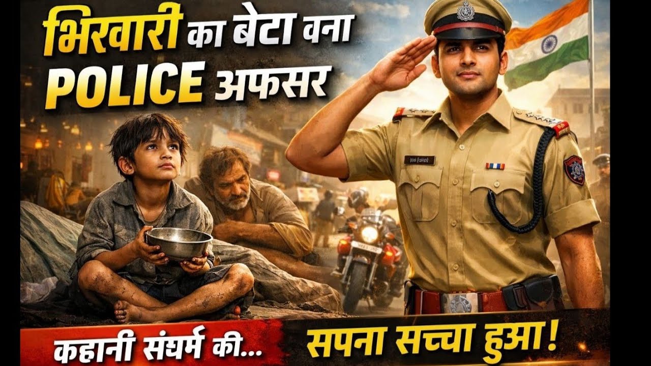 भिखारी का बेटा बना पुलिस अफसर 😳🔥#HeartTouchingStory #RealLifeStory #sachchikahani #upsc #motivation