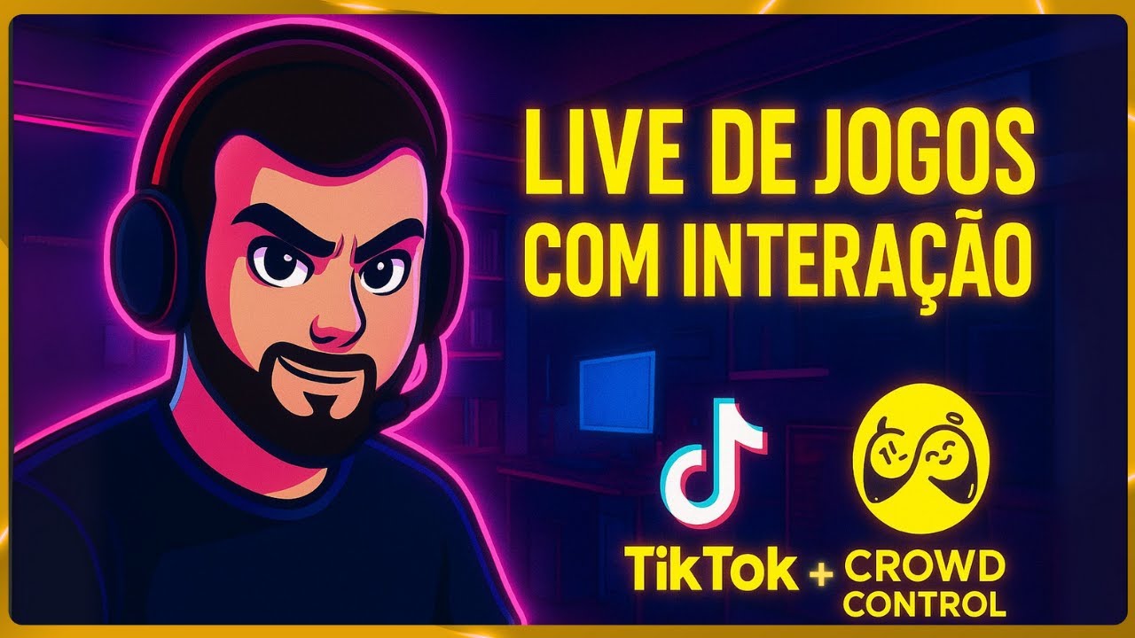 Como fazer uma LIVE INTERATIVA com o Crowd Control