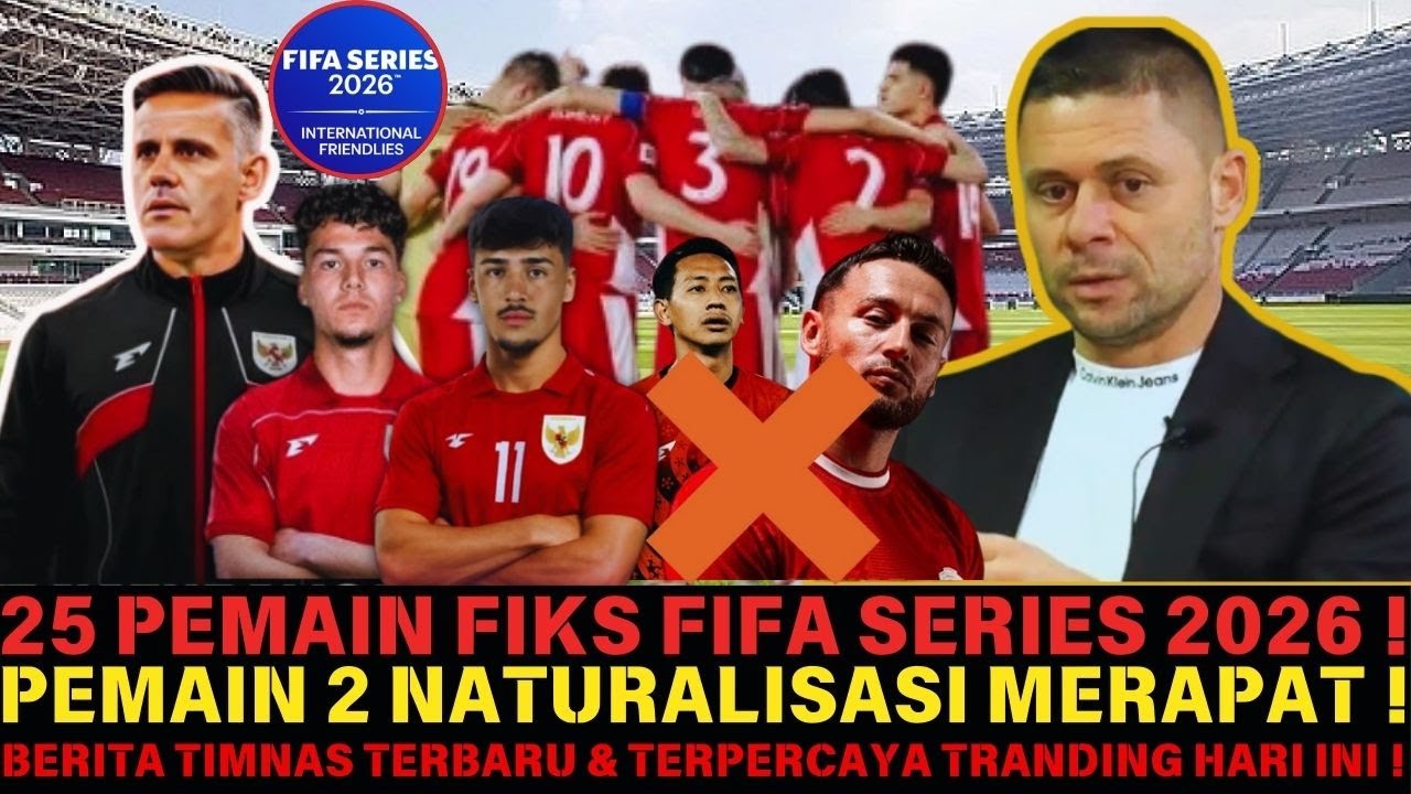 Timnas Ketiban Rezeki Nomplok🔥Herdman Resmi Umumkan 25 Pemain FIFA Series Reaksi DIMITROV : Really⁉️