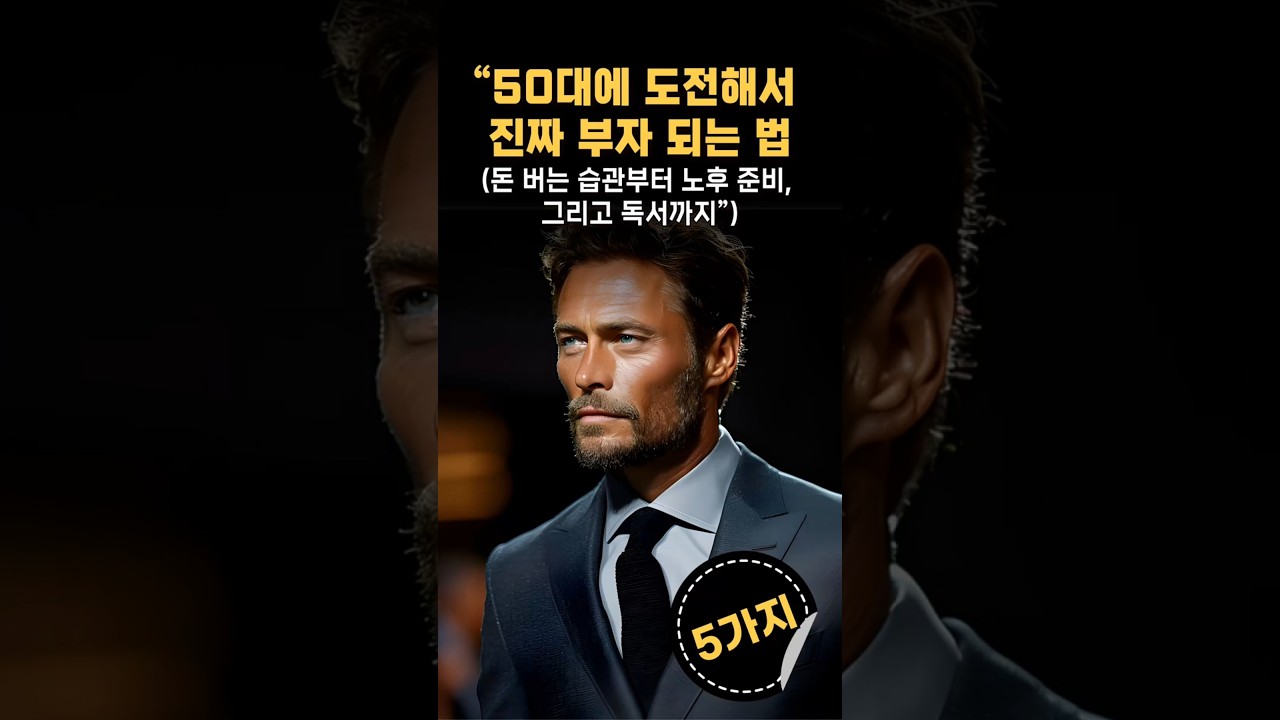 &ldquo;50대에 도전해서 진짜 부자 되는 법 (돈 버는 습관부터 노후 준비, 그리고 독서까지&rdquo;)
