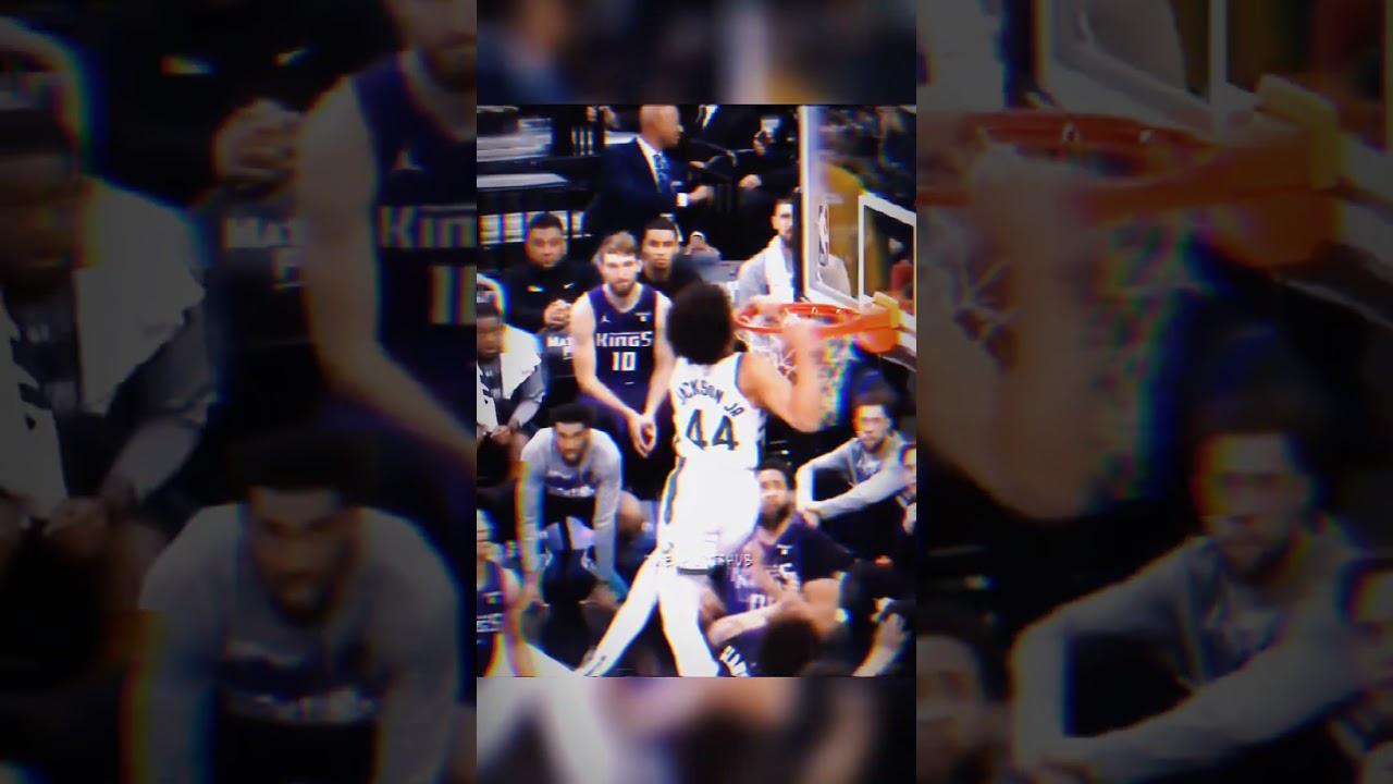 Andre Jackson Jr UNREAL Dunk With His Head Above The Rim 🔥🤯 #shorts #nba #basketball