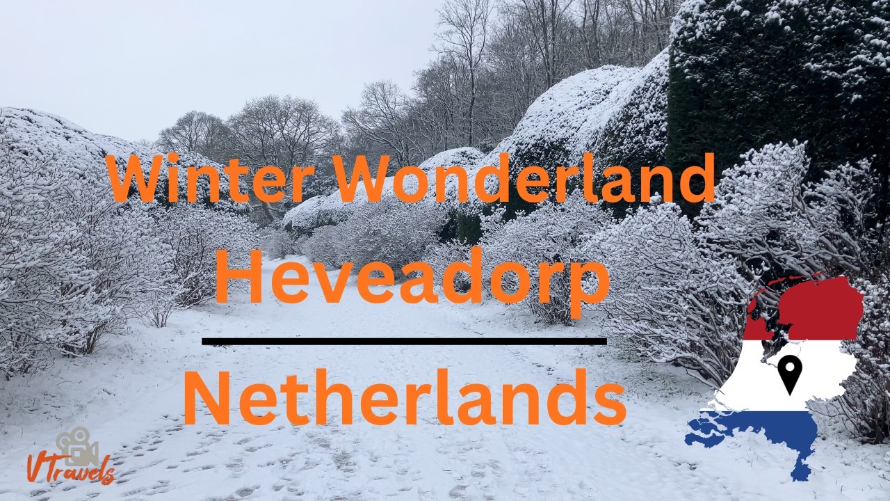 ❄️ Snow in Heveadorp & Doorwerth Castle | Winter Wonderland in Gelderland 4K
