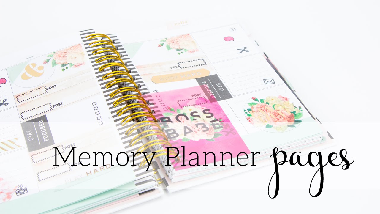 Heidi Swapp Spiral Memory Planner Pages