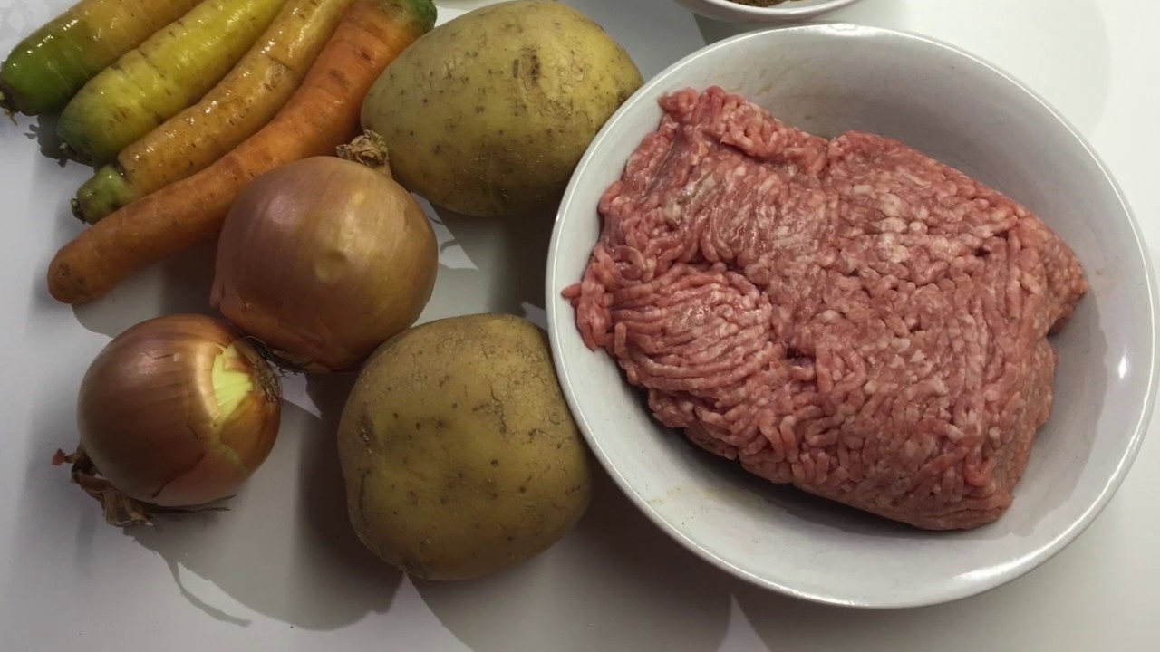 Pain de viande et Frites maison 1,8€/pp