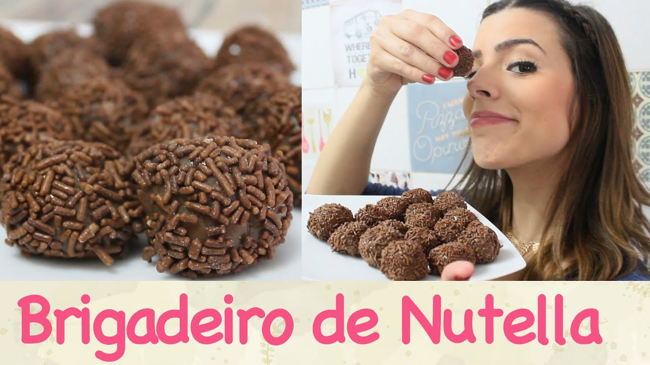 Como fazer BRIGADEIRO de NUTELLA! | TPM, pra que te quero?