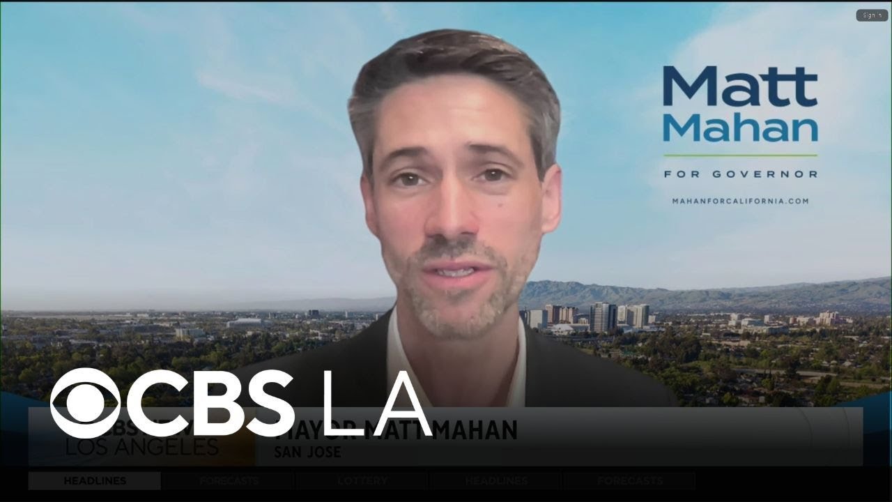 San Jose Mayor Matt Mahan talks about his bid for California Governor