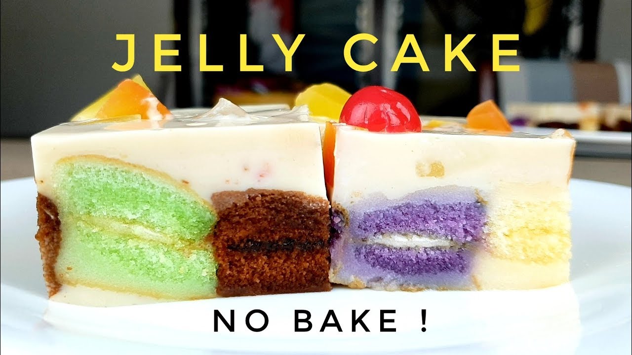 No bake Jelly cake | Instant cake (simple cake recipe)