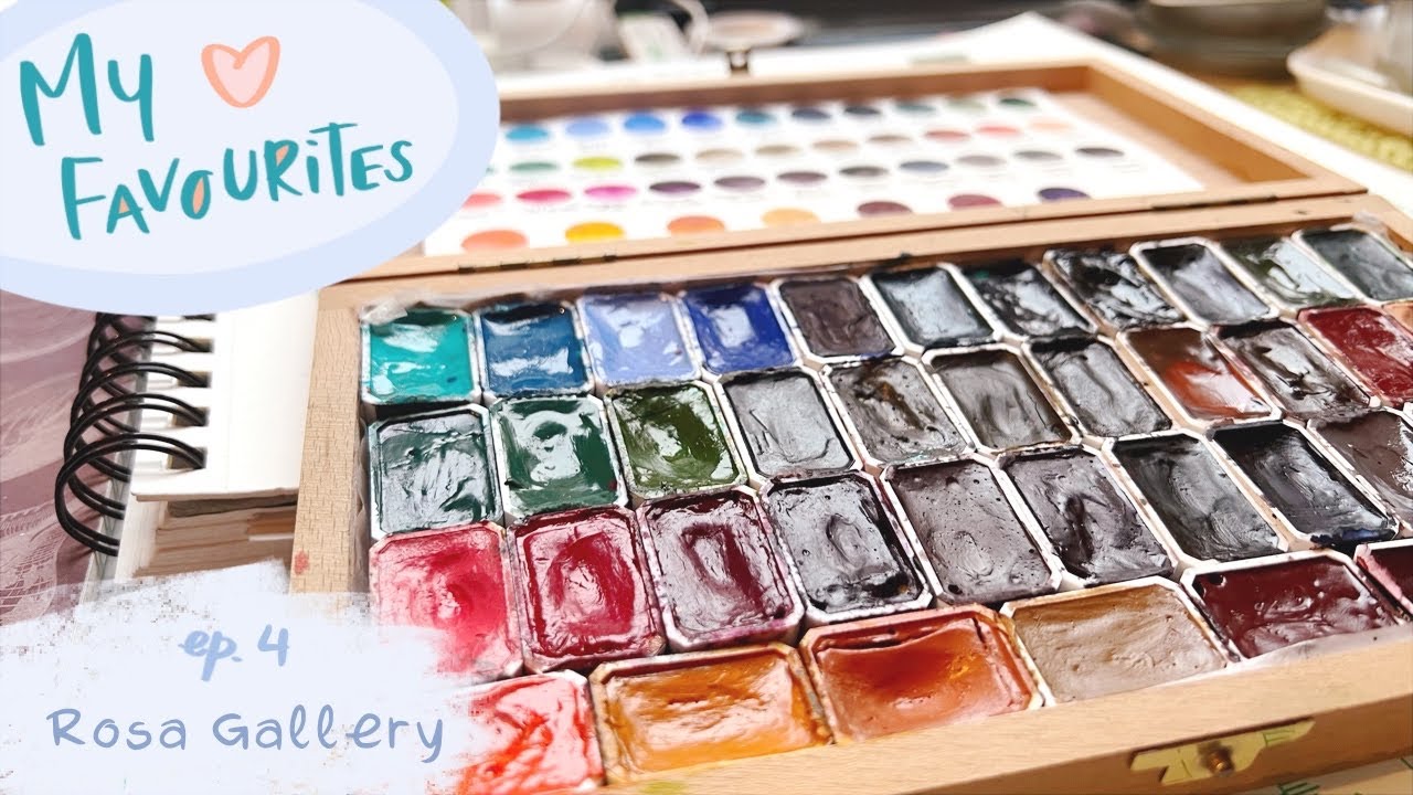 My Favourite Rosa Gallery Watercolours