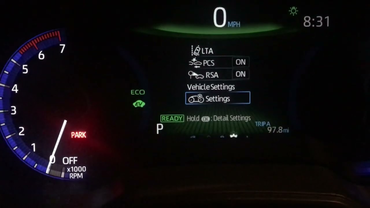 Toyota Corolla 2020- Cambiar Odometer a Digital!!