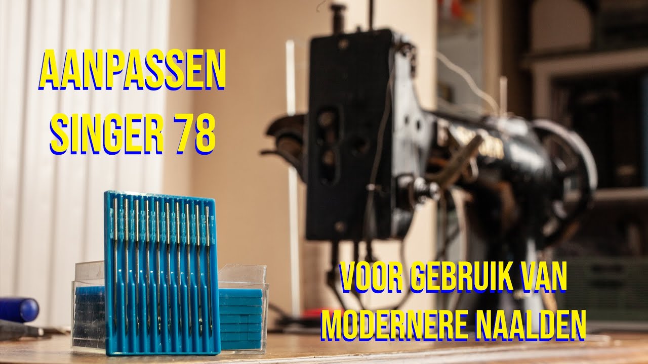 Aanpassen van de timing van een Singer 78-1 industriële naaimachine - DUTCH/NEDERLANDS