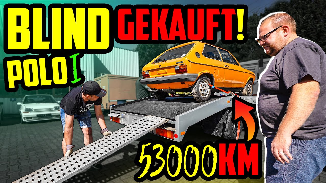 OLDTIMER blind GEKAUFT! - VW Polo I - Seit 2005 abgemeldet!