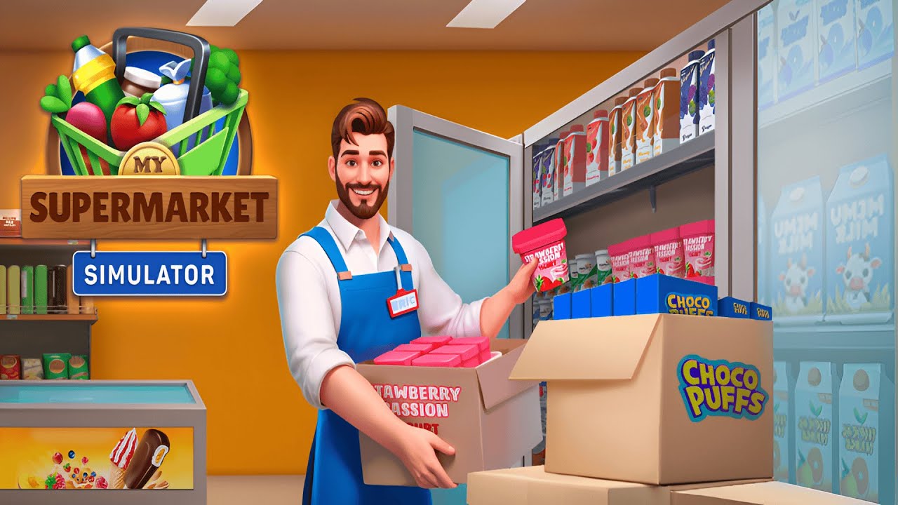 I opened my own supermarket in unknown city / Supermarket Simulator