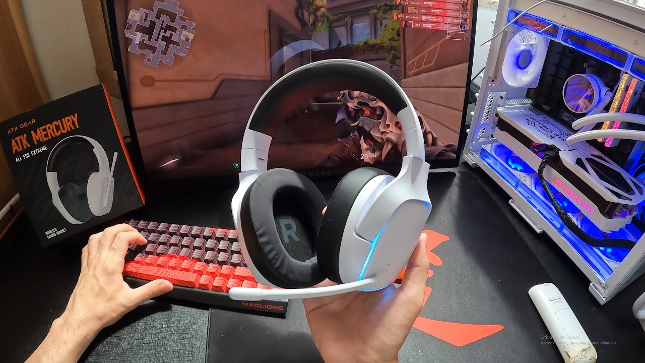 Melhor Headset que Comprei no Aliexpress Disparado - ATK Mercury M1 Wireless