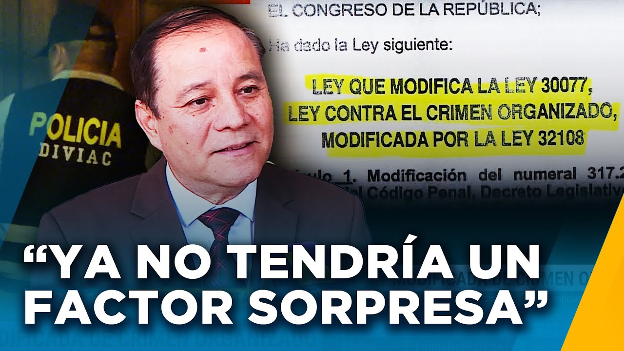 Congreso peruano aprueba ley de crimen organizado: 