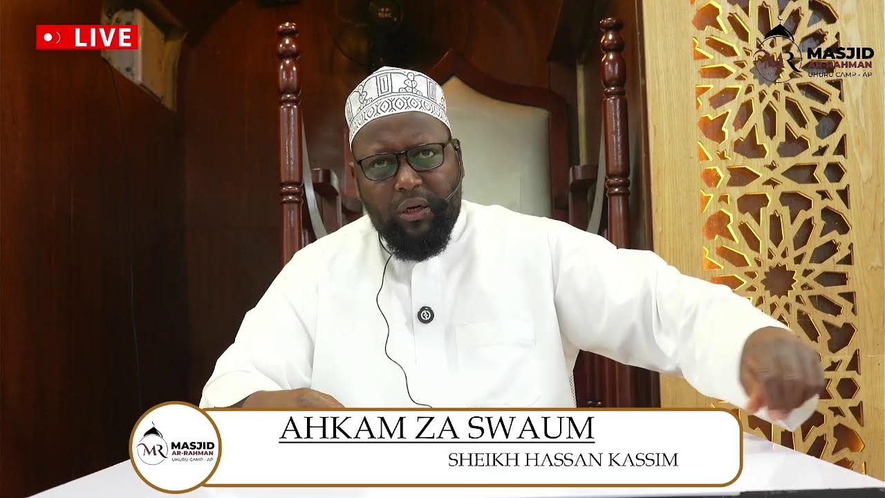 SHEIKH HASSAN KASSIM //RAMADHAN DARSA AT MASJID AR-RAHMAN AP MOSQUE