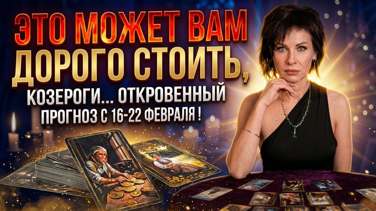 Это Может Вам Дорого Стоить ,Козероги...Откровенный прогноз с 16-22 февраля !