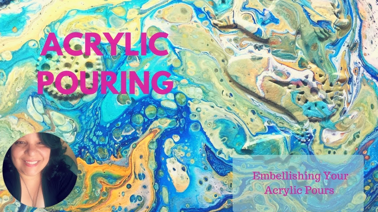 Embellishing Your Acrylic Pours, Part 1: Steampunk Mermaid (010)