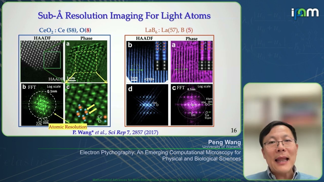 Peng Wang - Electron Ptychography: Emerging Computational Microscopy for Physical/Biological Science