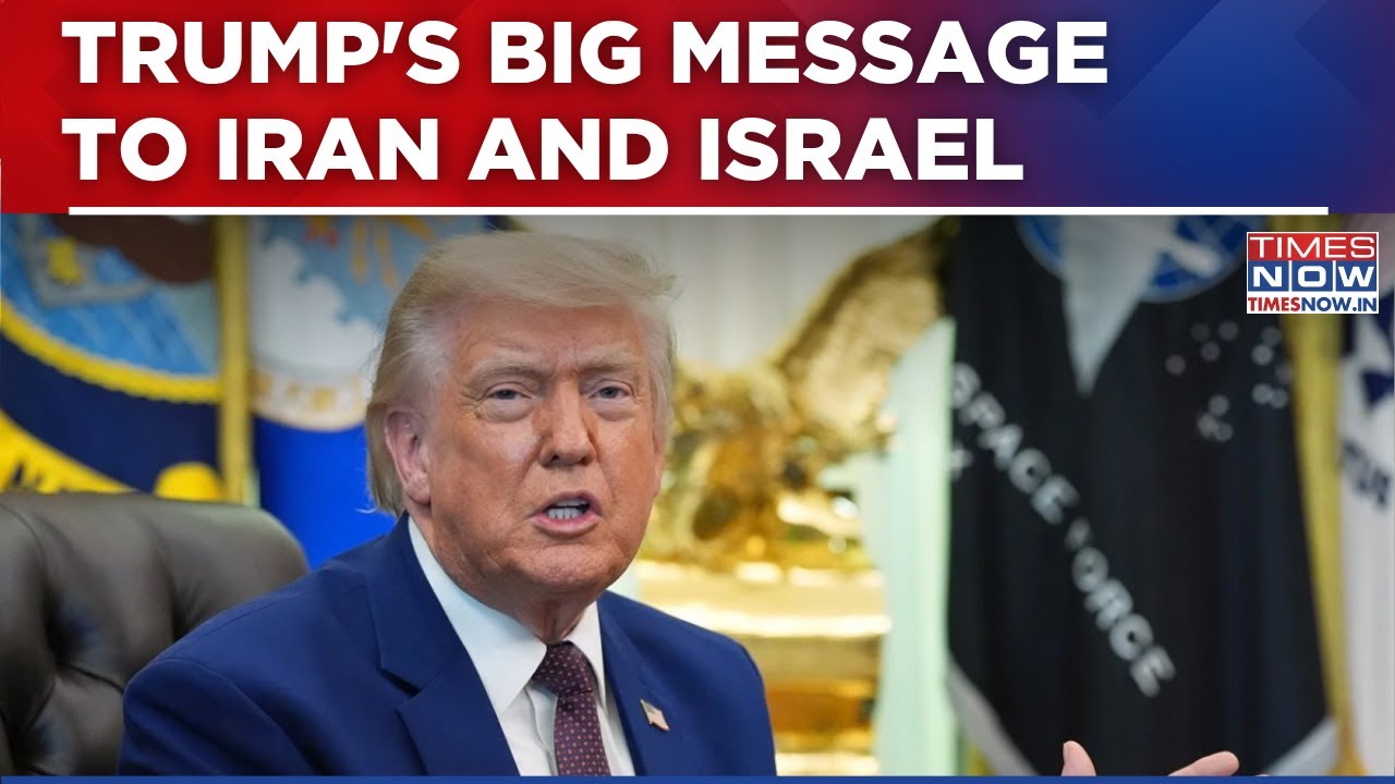 West Asia War Escalation: 'Stop Shooting...' Trump's Big message To Iran And Israel | Top Update