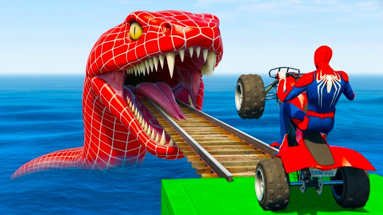 الرجل العنكبوت انقاذ باتمان Spider-Man Rescue batman vs iron man vs venom funny Game GTA 5 superhero