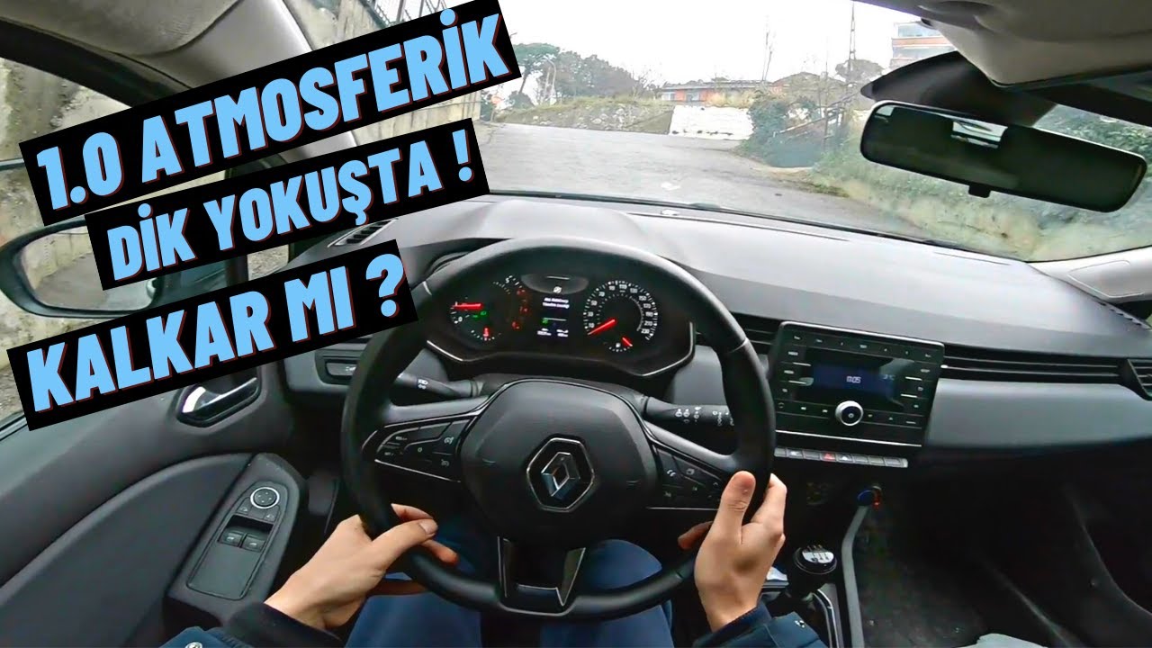 YOKUŞTA KALKMAZ DEDİLER ! EN GÜÇSÜZ CLİO DİK RAMPADA KALKAR MI? RENAULT CLİO 1.0 SCE