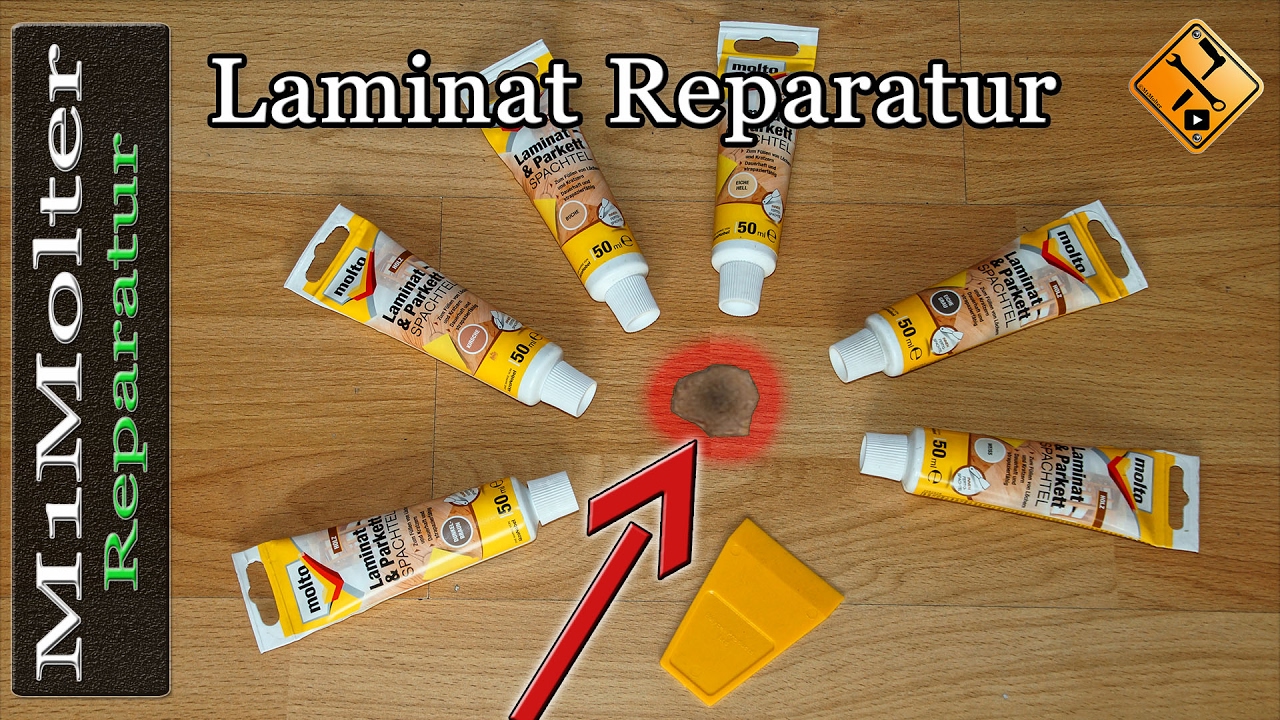 Laminat & Parkett Spachteln / Laminat Reparatur von M1Molter