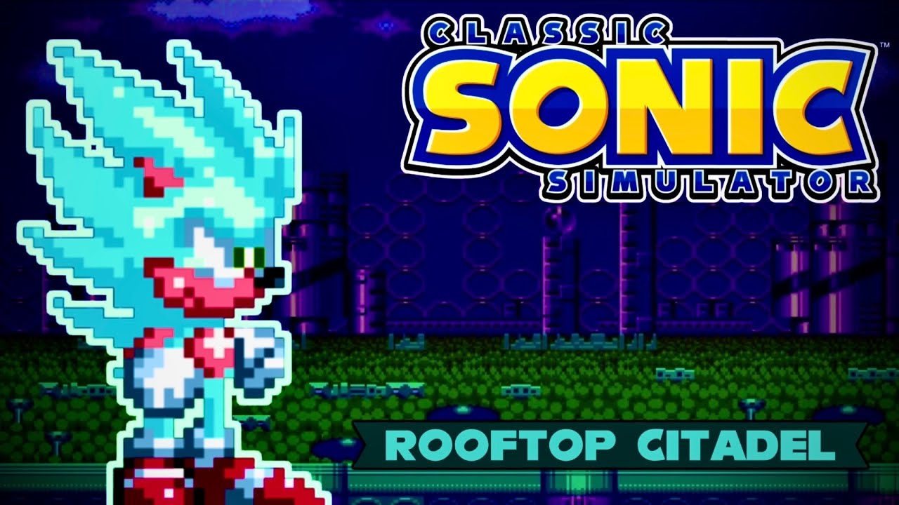 Rooftop Citadel - Act 1 (Alternating Routes) | Classic Sonic Simulator V13.2